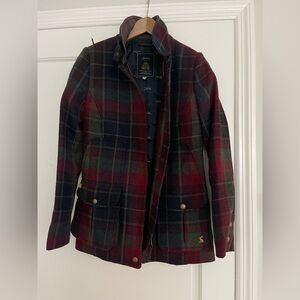 Joules women’s  Plaid Jacket - Red and Green 2